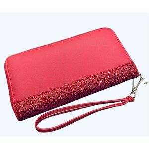 Sparkly Red Wallet/Wristlet